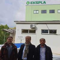The arrival and the work at Ekspla